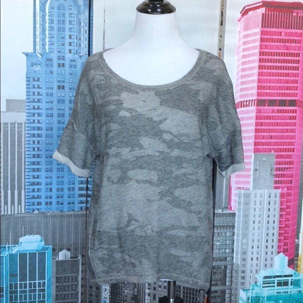 Cool Grey Camo Rock & Republic top size xs
